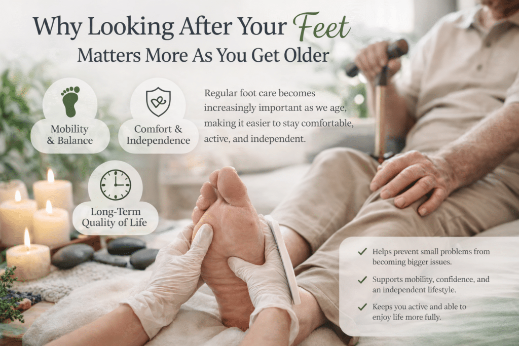 Why Looking After Your Feet Matters More As You Get Older
